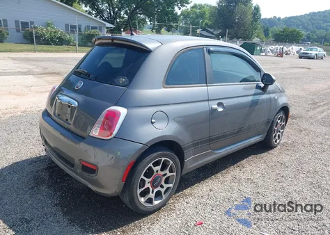 2013 Fiat 500 Sport from USA, damaged, VIN 3C3CFFBR2DT580858